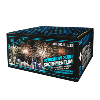 Pyroshow 2000-B Sacramentum, Verbundbatterie mit 100 Schuss
